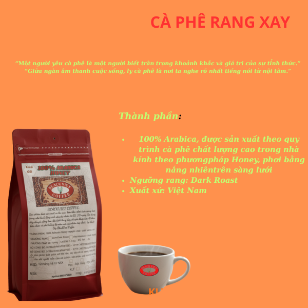 100% ARABICA- PHA PHIN(250G-500G-1000G)-BỘT